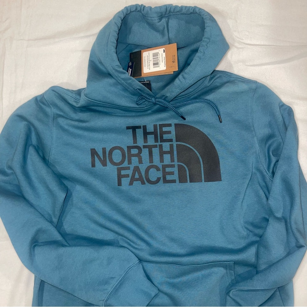 The North Face Half Dome Cotton Pullover Hoodie, Size XL, Mallard Blue